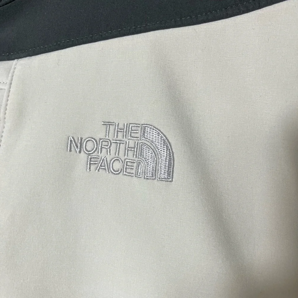 The North Face apex Jacket sz L Nylon Full Zip‎ Gray/black Outdoor Hiking Fall